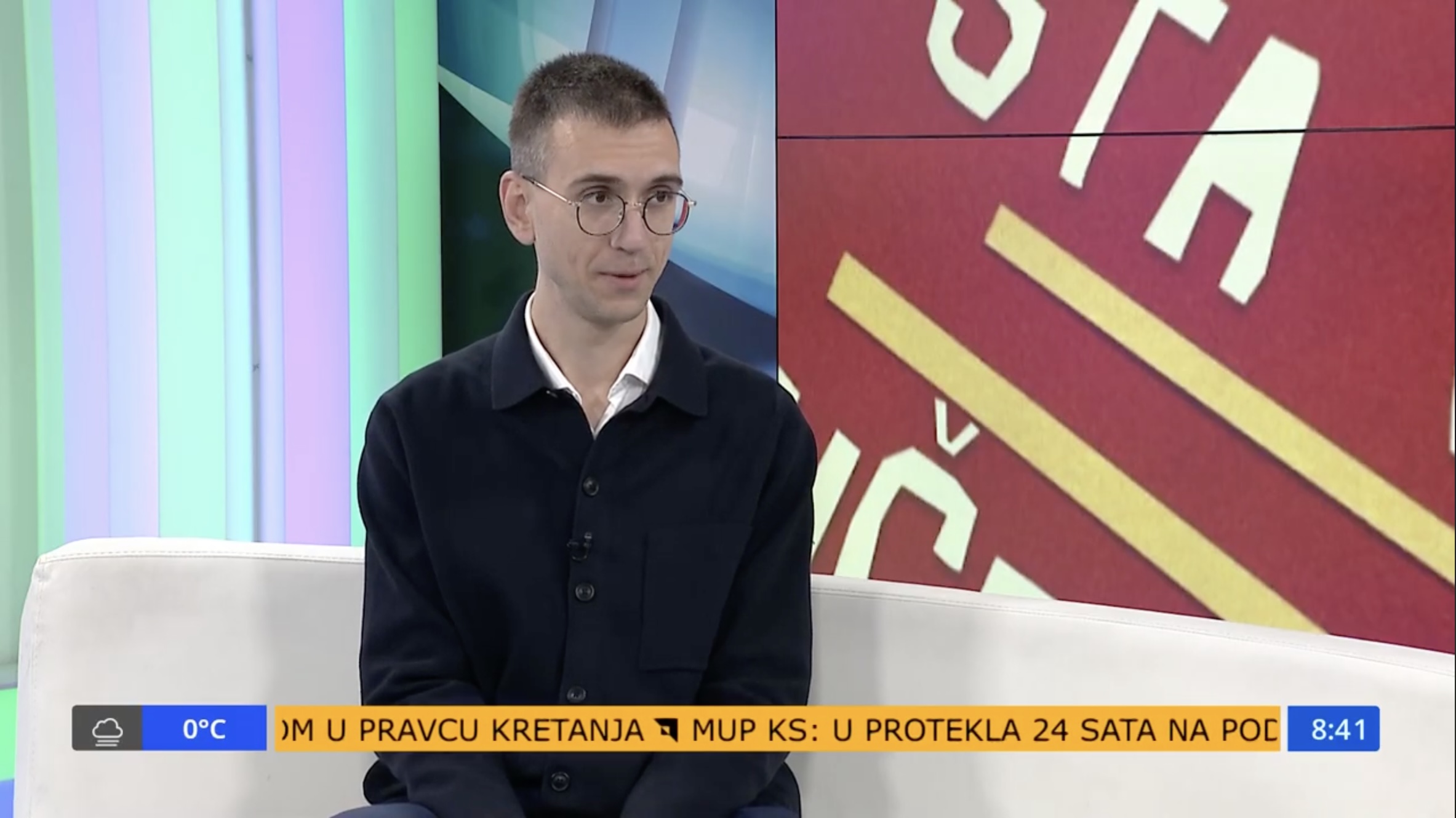 Television interview about Sarajevo Debates
